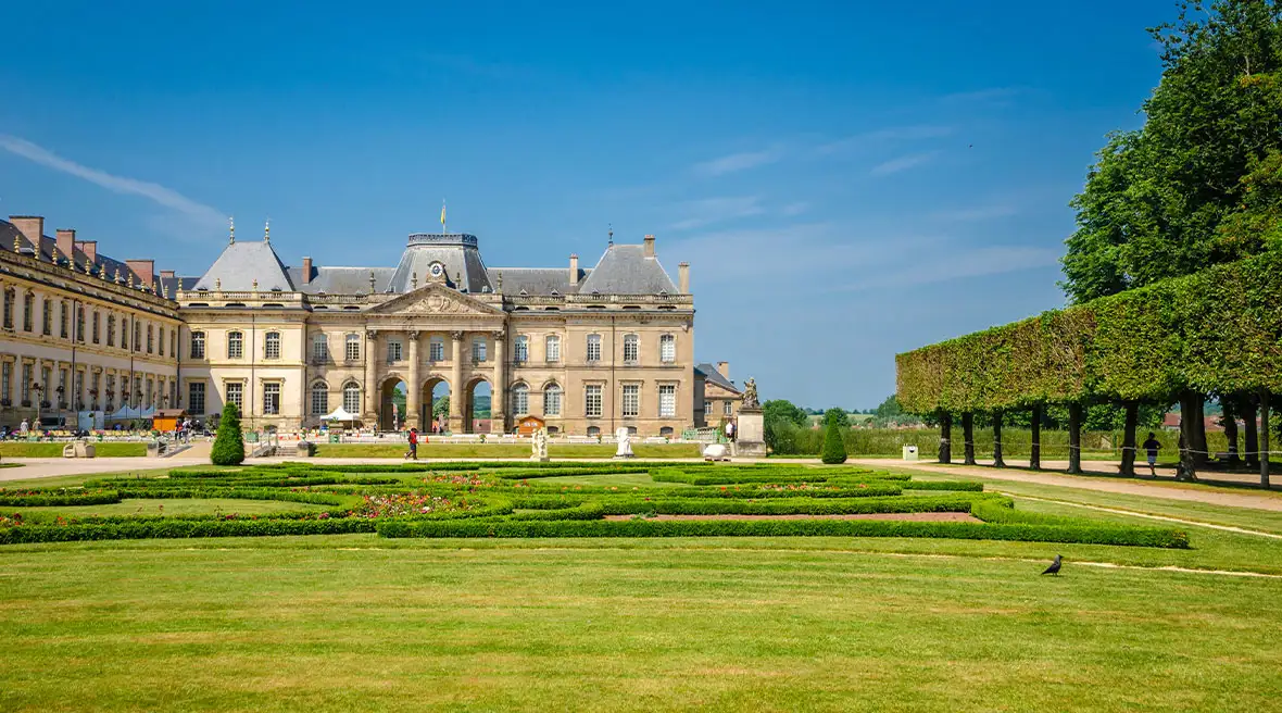 Luneville chateau and its gardens