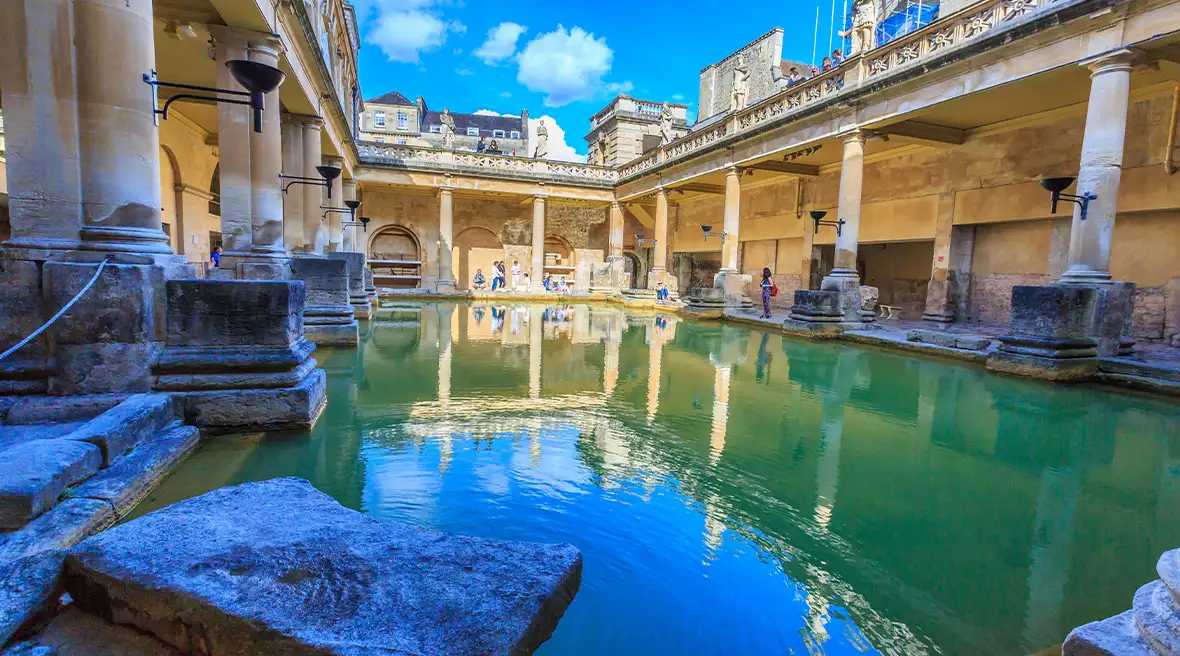 Le grand bain des thermes romains de Bath