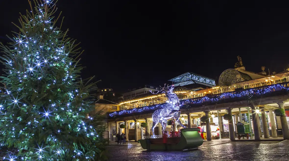 Découvrez les sublimes illuminations de Covent Garden cet hiver