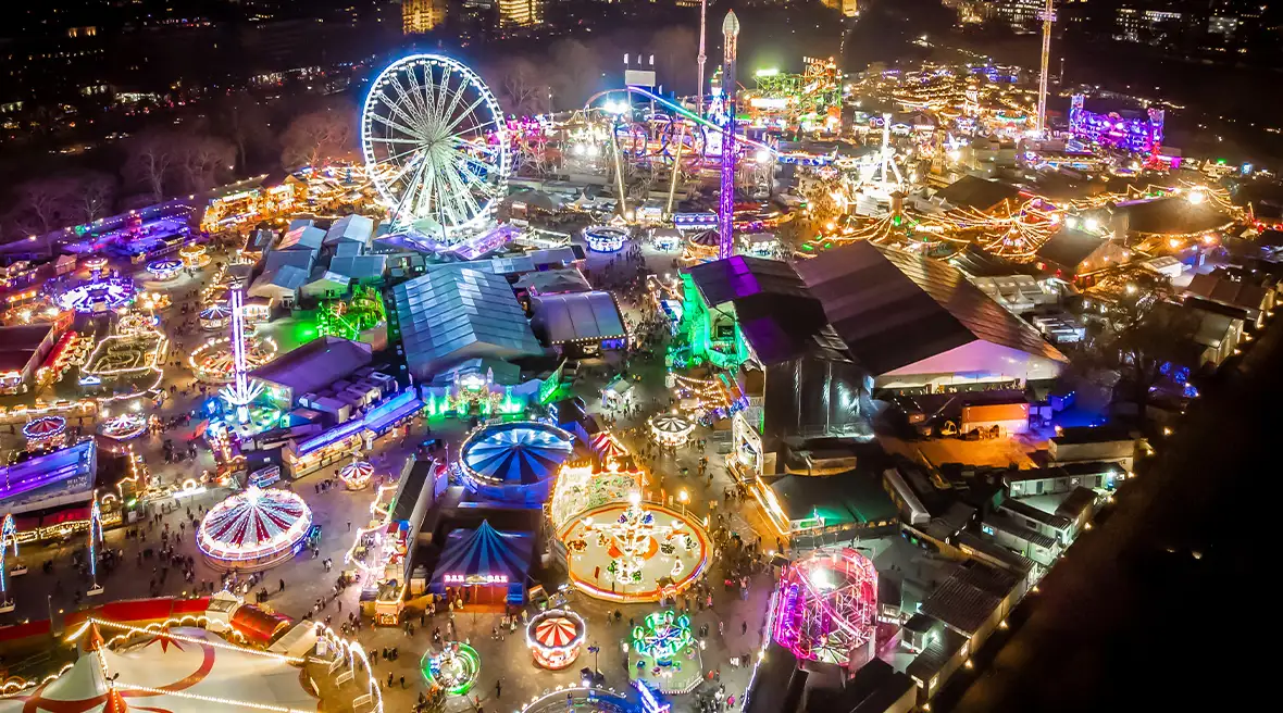 Le parc d’attractions de Winter Wonderland à Hyde Park