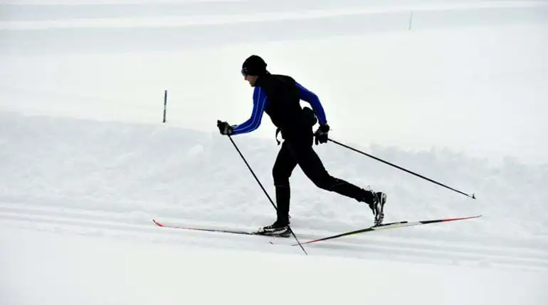 Cross-country skiing is popular in La Clusaz