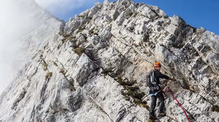 The Aravis mountains offers challenges to climbers of all abilities