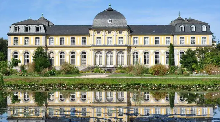Poppelsdorf Palace with its stunning lake and gardens